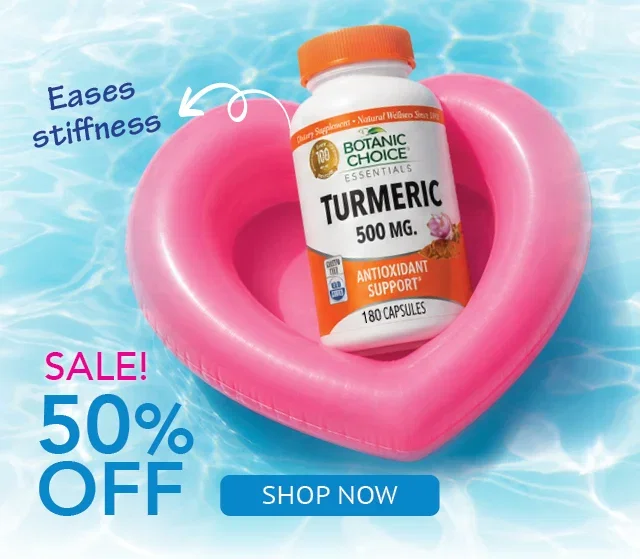 Turmeric 500mg Capsules - Eases Stiffness