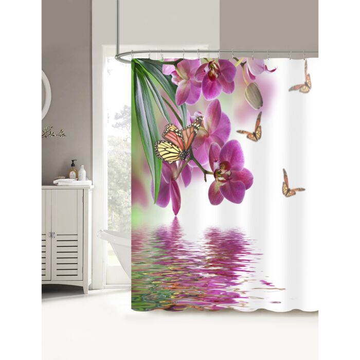 Duschvorhang «Orchid», 180 x 180 cm