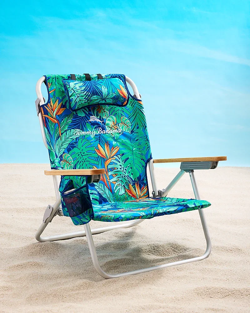 Image of Tommy Bahama Tropical Jungle Deluxe Backpack Beach Chair