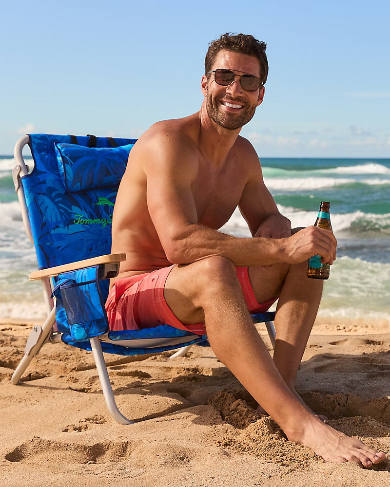 Image of Tommy Bahama Ocean Palm Deluxe Backpack Beach Chair