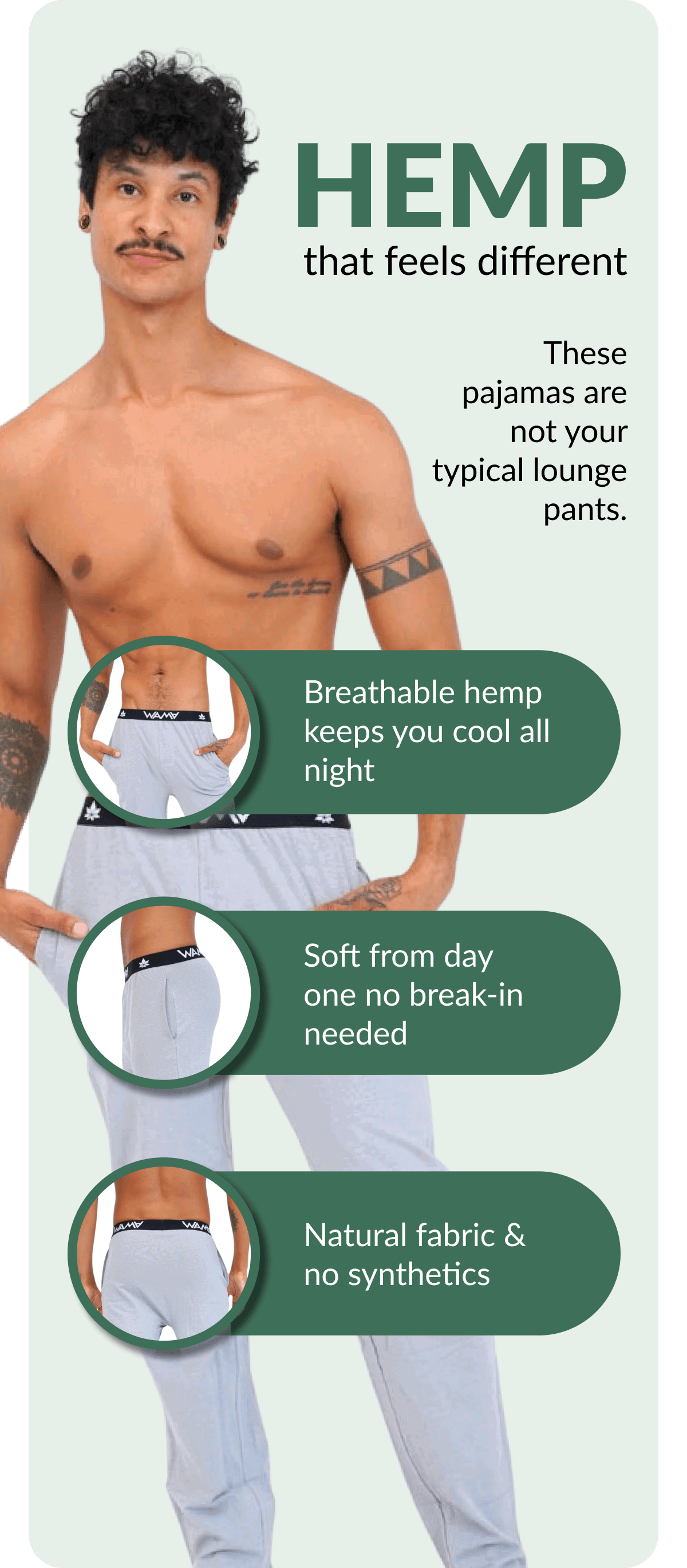 These pajamas are not your typical lounge pants