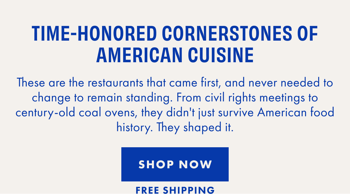 Time-Honored Landmarks of American Cuisine