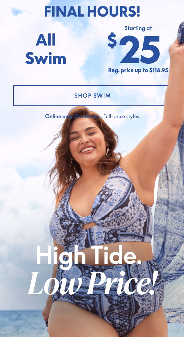 Swim starting at $25