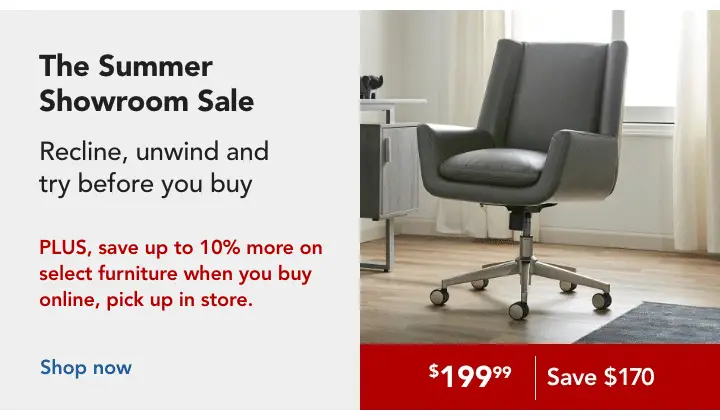 summer showroom sale