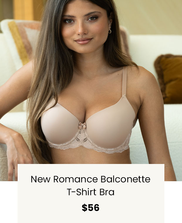 New Romance Balconette T-Shirt Bra - Almond