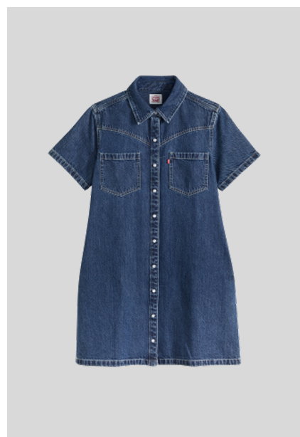 DENIM MINI DRESS