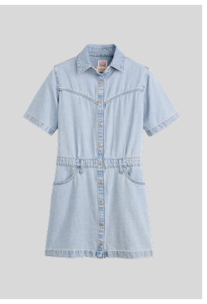 DENIM MINI DRESS