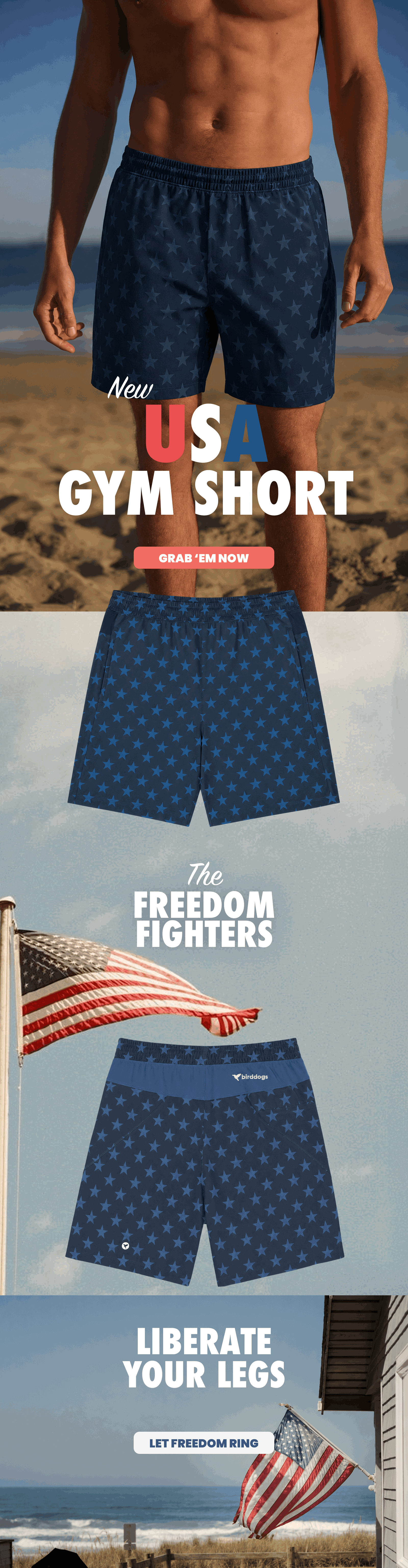 USA Gym Shorts