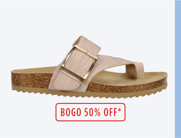 BOGO 50% OFF | Display Image of Flip Flop Sandal