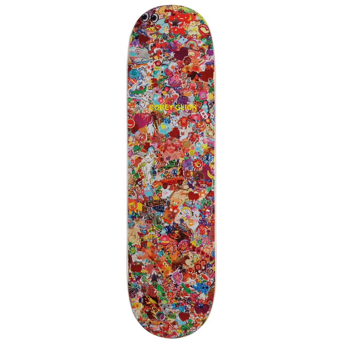 Image of Sci-Fi Fantasy Corey Glick Sticker Collage Skateboard Deck - 8.25"