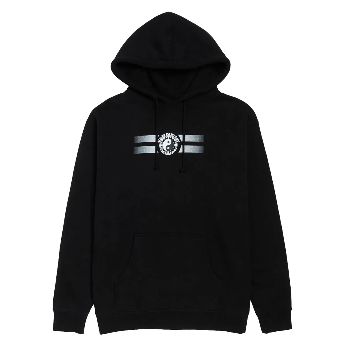 Image of Sci-Fi Fantasy Yin Yanged Fleece Hoodie - Black