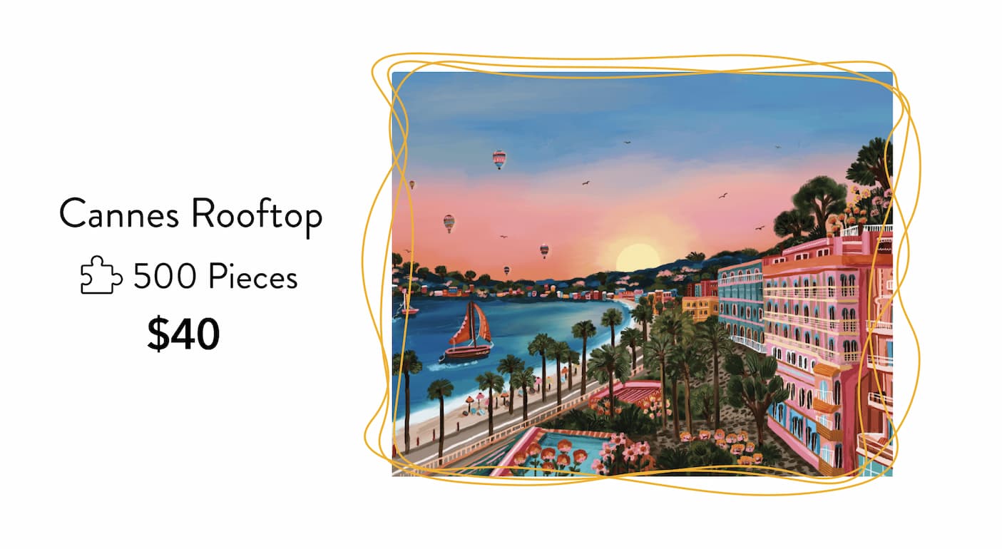 Cannes Rooftop by Millie Putland