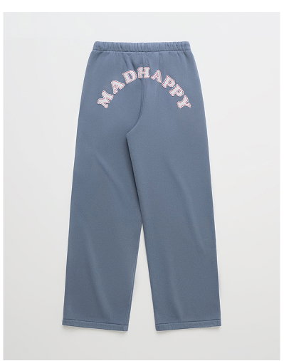 Washed Cooper Applique Straight Sweatpant - Tide