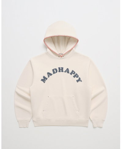 Washed Cooper Applique Hoodie - Tofu