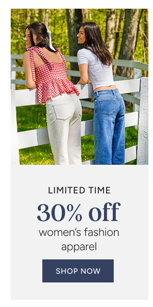 30% off Women's Fashion Apparel