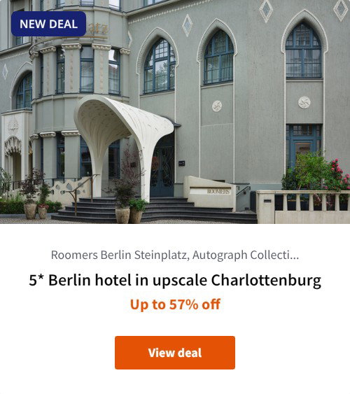 5* Berlin hotel in upscale Charlottenburg