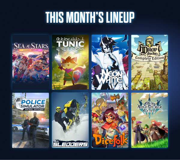 This month's lineup!