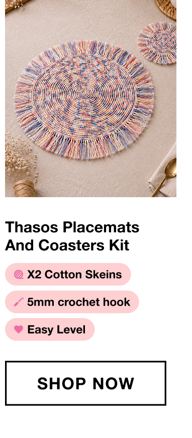 Thasos placemats and coasters kit 1