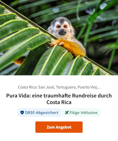 Pura Vida: eine traumhafte Rundreise durch Costa Rica