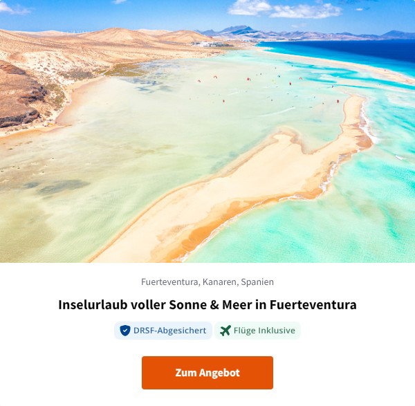 Inselurlaub voller Sonne &amp; Meer in Fuerteventura