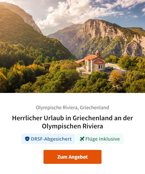 Herrlicher Urlaub in Griechenland an der Olympischen Riviera