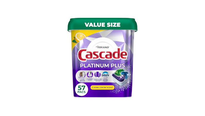 3 X Cascade Platinum Plus Dishwasher Pods