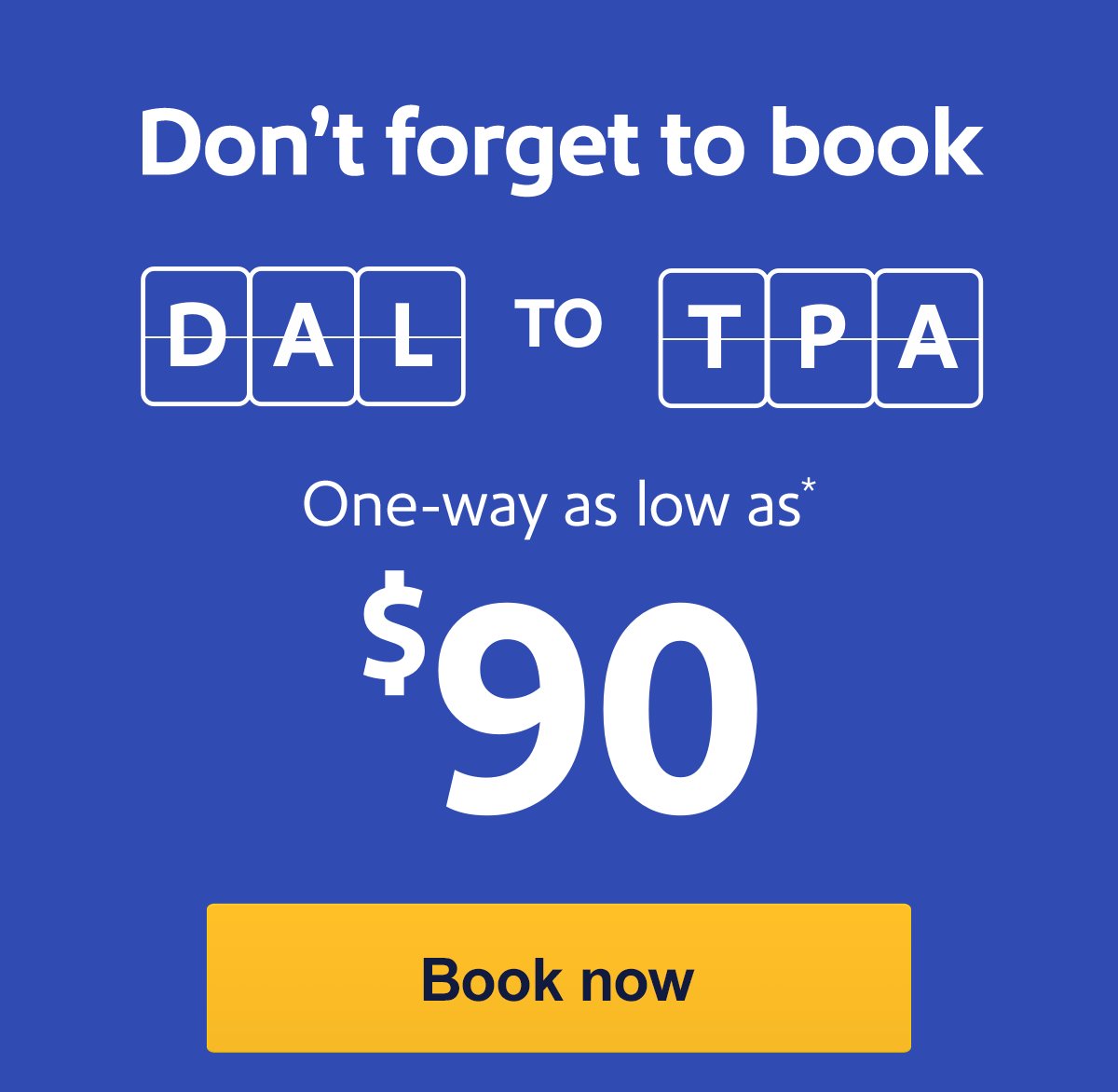 Don't forget to book your trip.