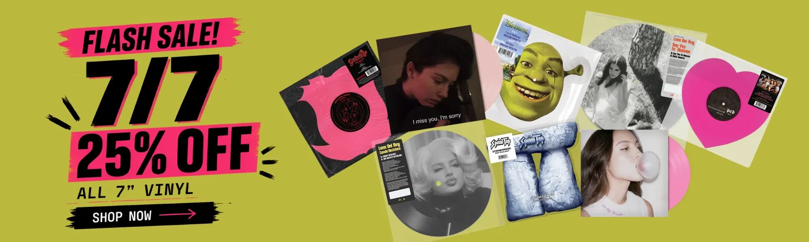 ⏰ 25% OFF 7 INCH VINYl FOR 48 HOURS ONLY ⏰