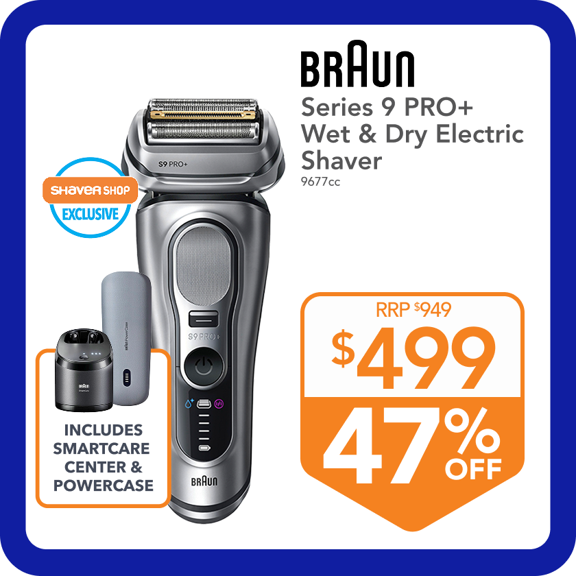 Series 9 PRO+ Wet & Dry Electric Shaver with 6-in-1 SmartCare Center & PowerCase