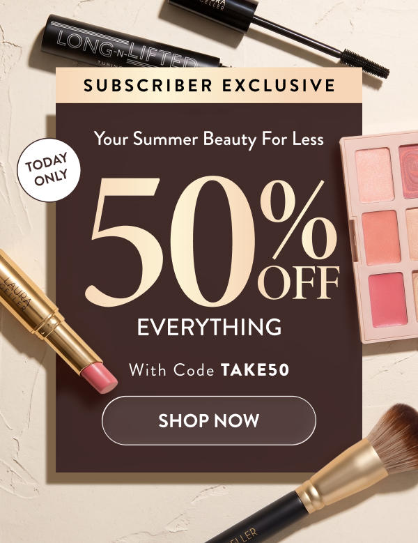 50% Off Everything | With Code: TAKE50 | Shop Now