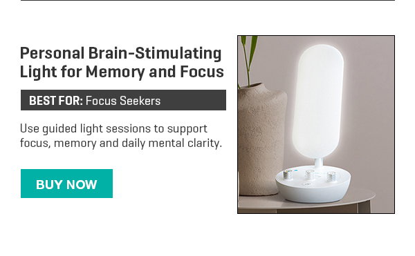 Personal Brain-Stimulating Light for Memory and Focus