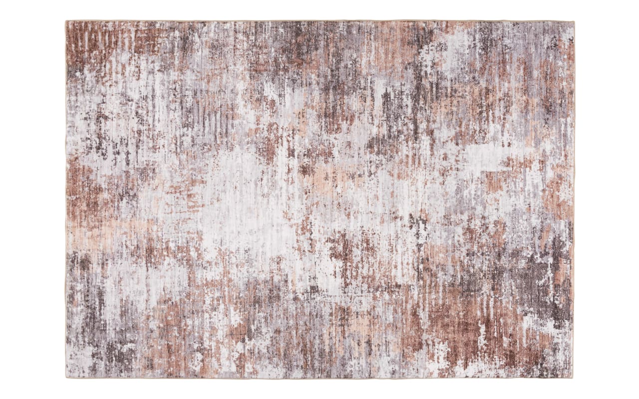 Angora 5' x 7' Brown Abstract Rug