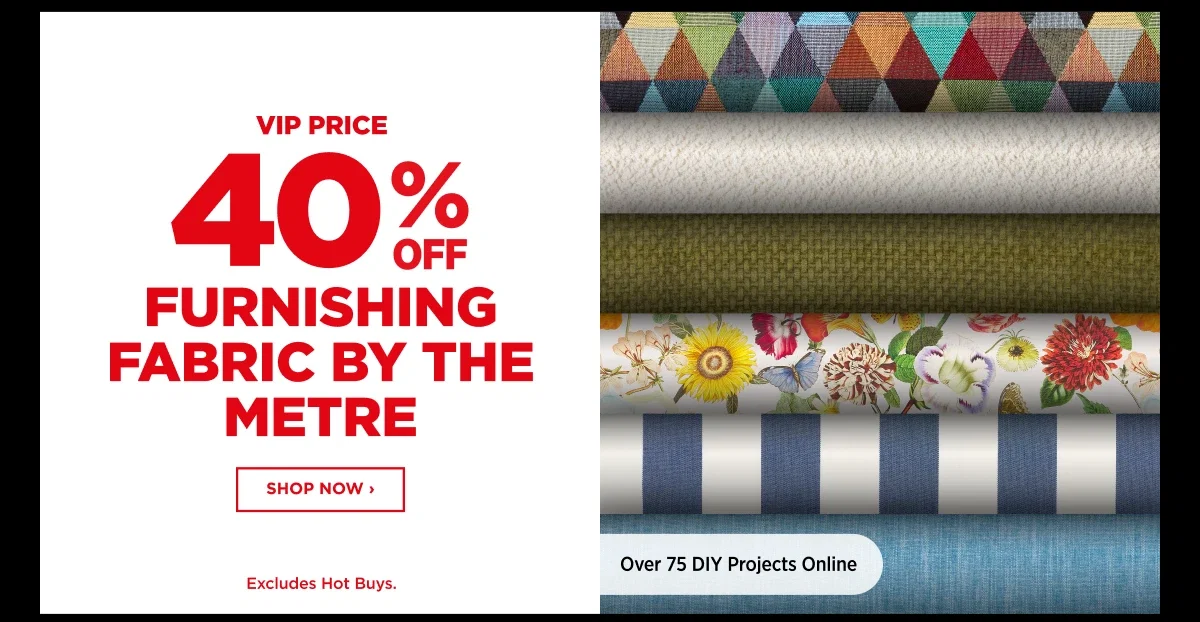 40% Furnishing Fabric by the meter