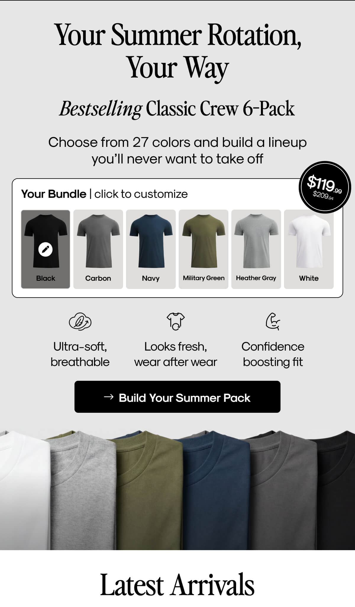 Build Your Summer Pack
