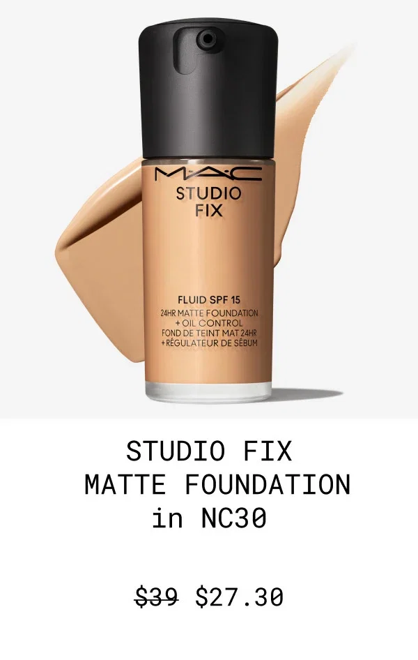 STUDIO FIX MATTE FOUNDATION in NC30 | $27.30