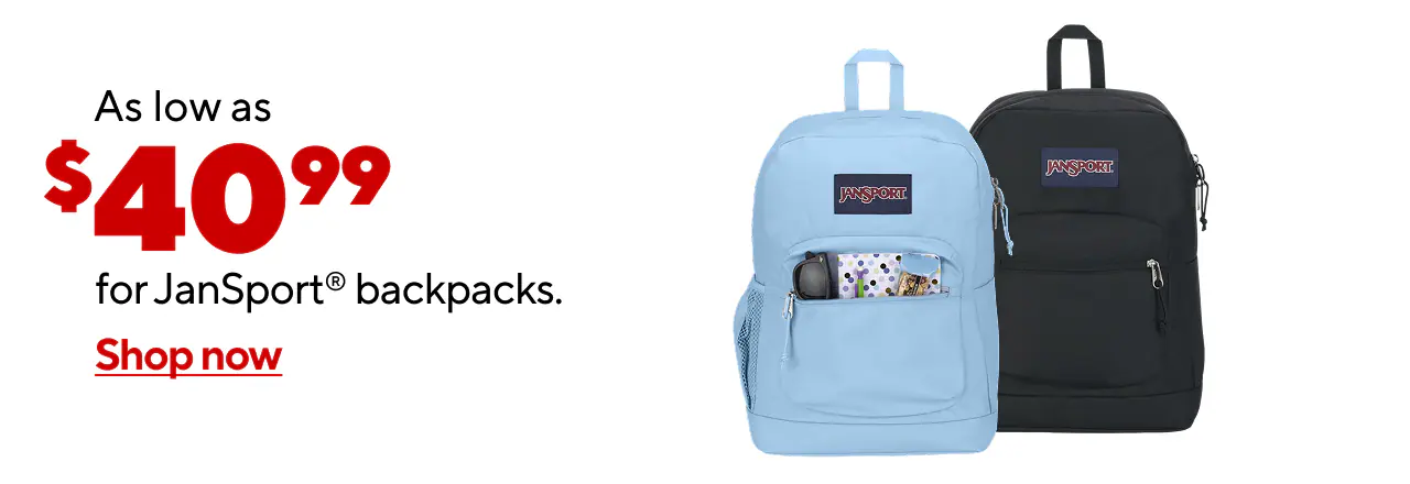 BTS Backpacks by Jansport starting at $39.99