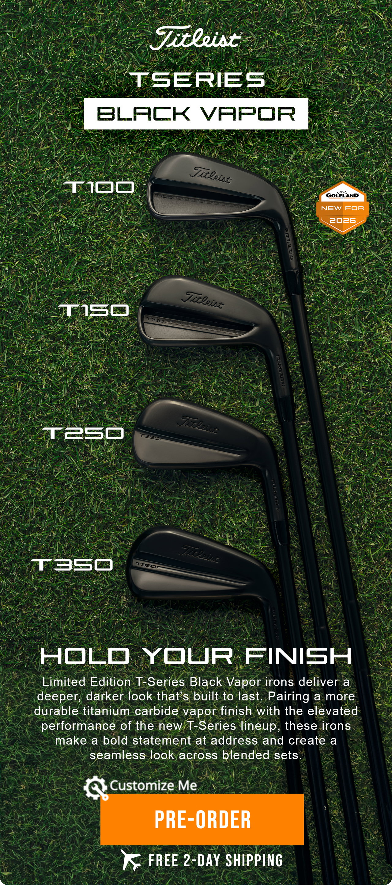 NEW | Limited Edition T-Series Black Vapor Irons