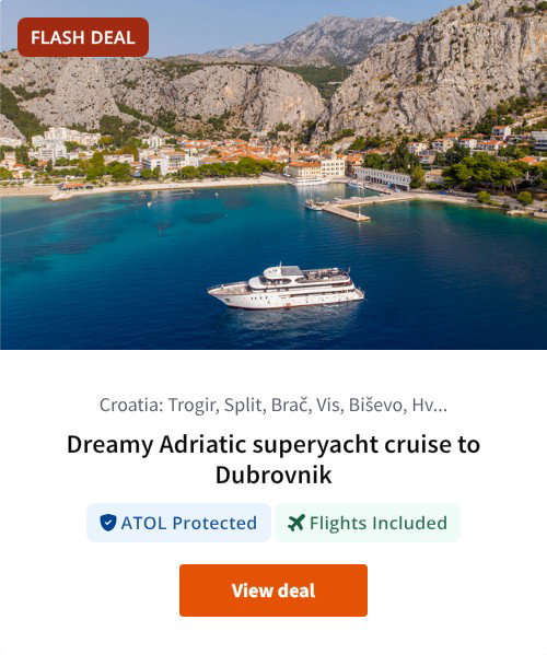 Dreamy Adriatic superyacht cruise to Dubrovnik