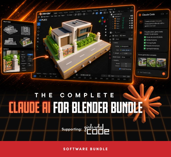 Create without weighing down your development process with The Complete Claude AI for Blender Bundle! 
