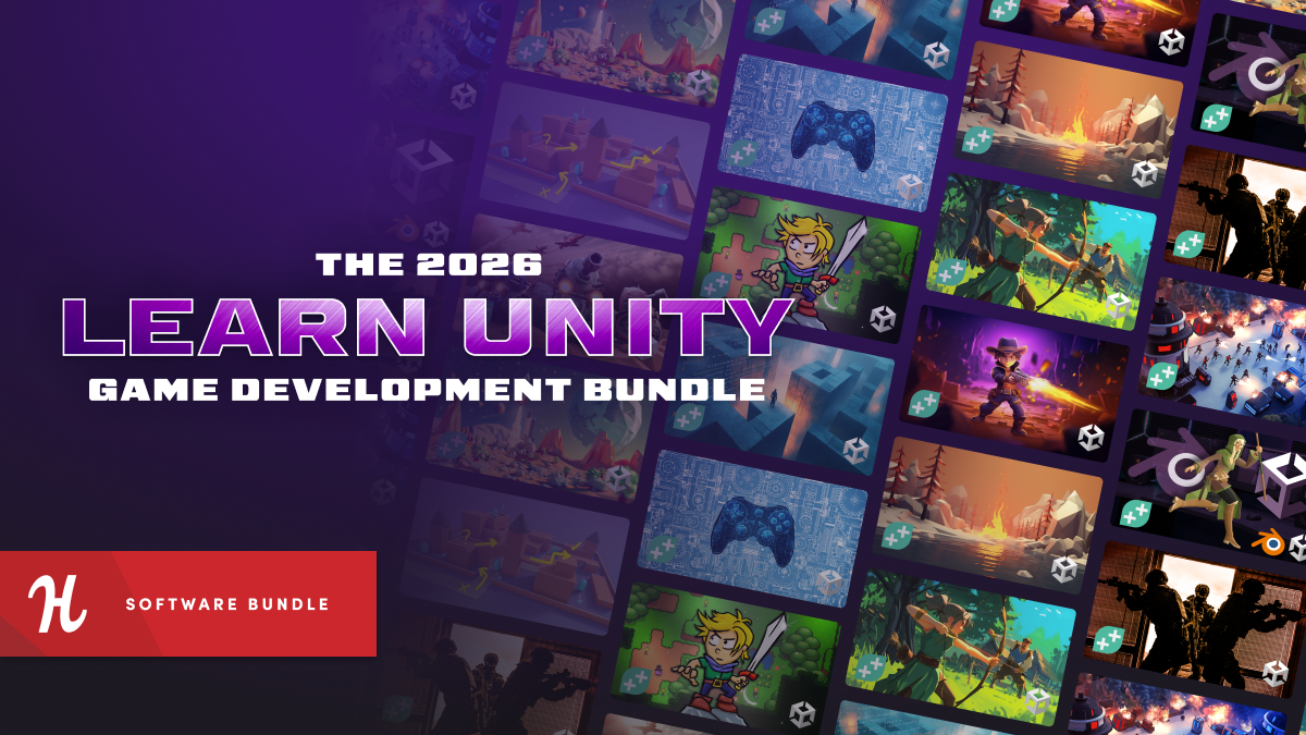 Go from consumer to creator and take an active role in your love of gaming with The 2026 Learn Unity Game Development Bundle! 