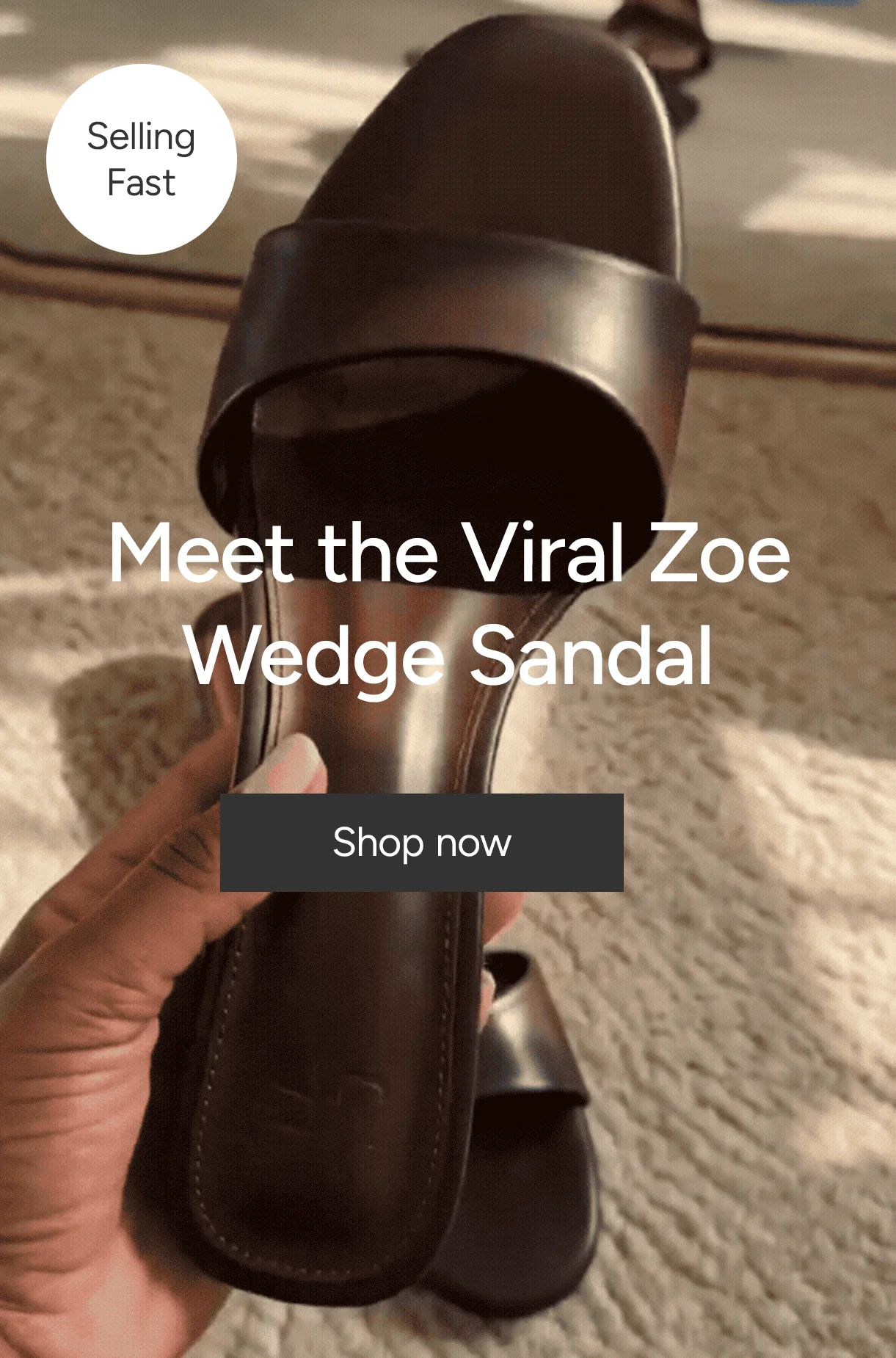 Meet the Viral Zoe Wedge Sandal
