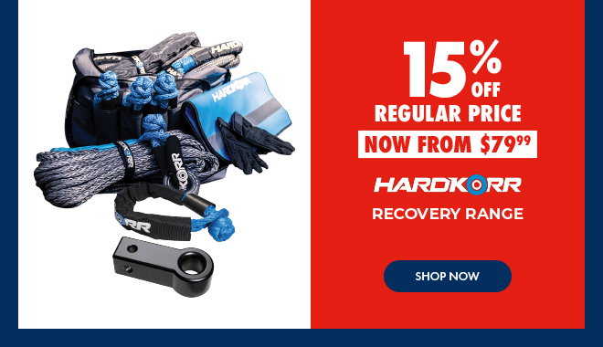 15% off Hardkorr Recovery Range