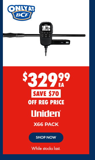 $329.99 Uniden X66 Pack