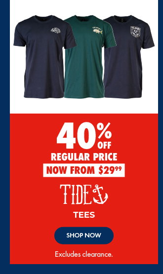 40% off Tide Tees