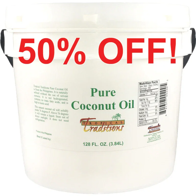 Image of Pure Coconut Oil - 1 gallon