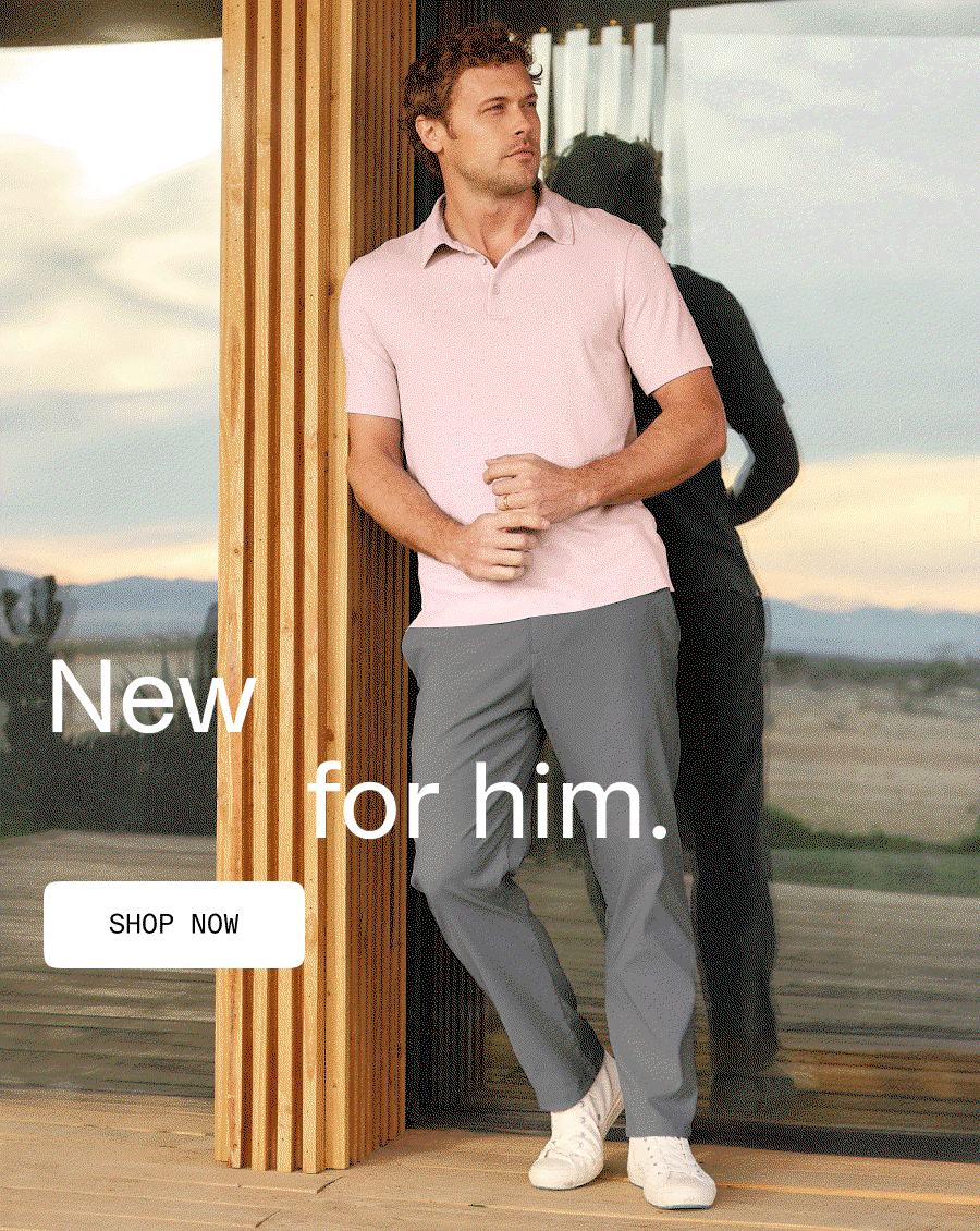 New for him.