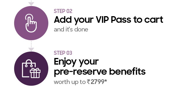 Add your vip pass to cart | Enjoy your pre-reserve benefits