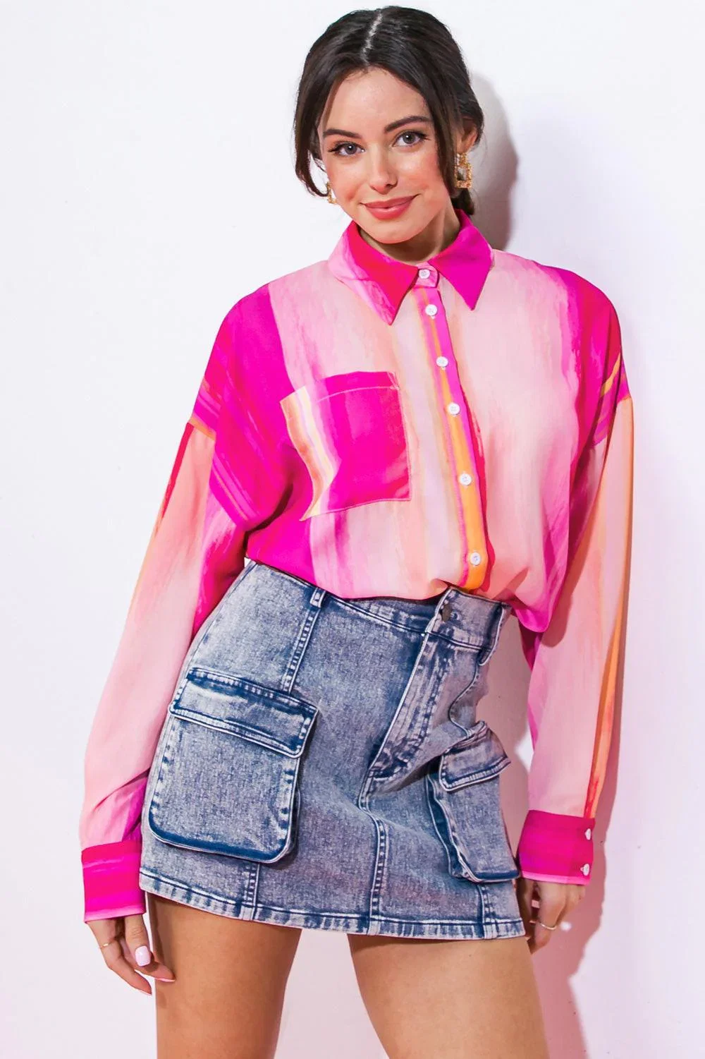 Image of Take The Lead Woven Top