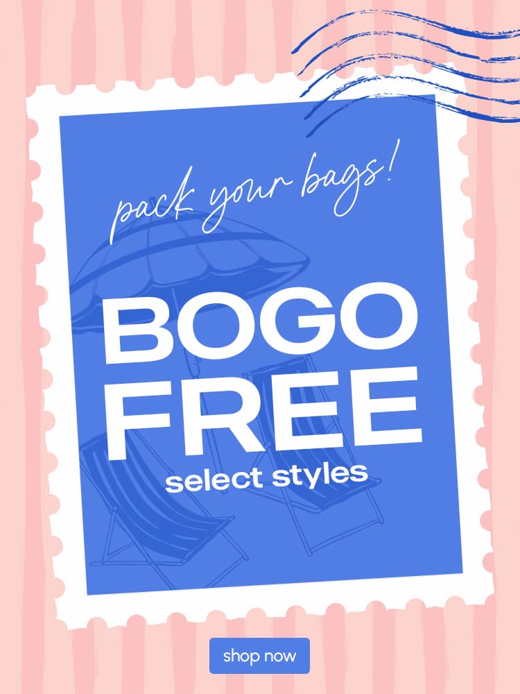 BOGO 50% off select styles
