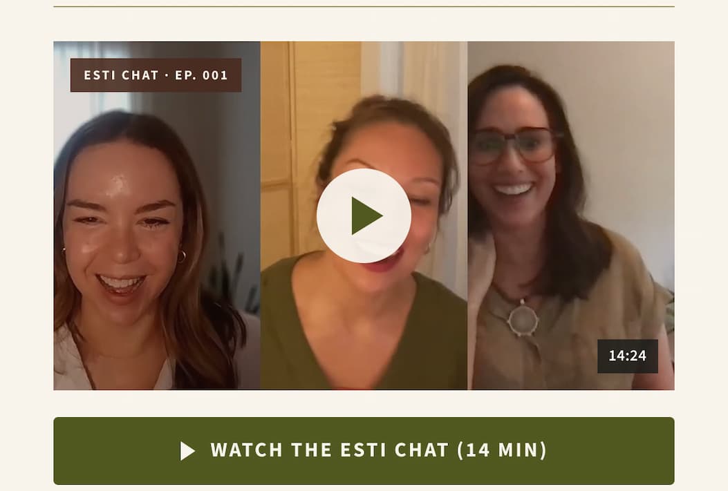 Watch The Esti Chat (14 min)